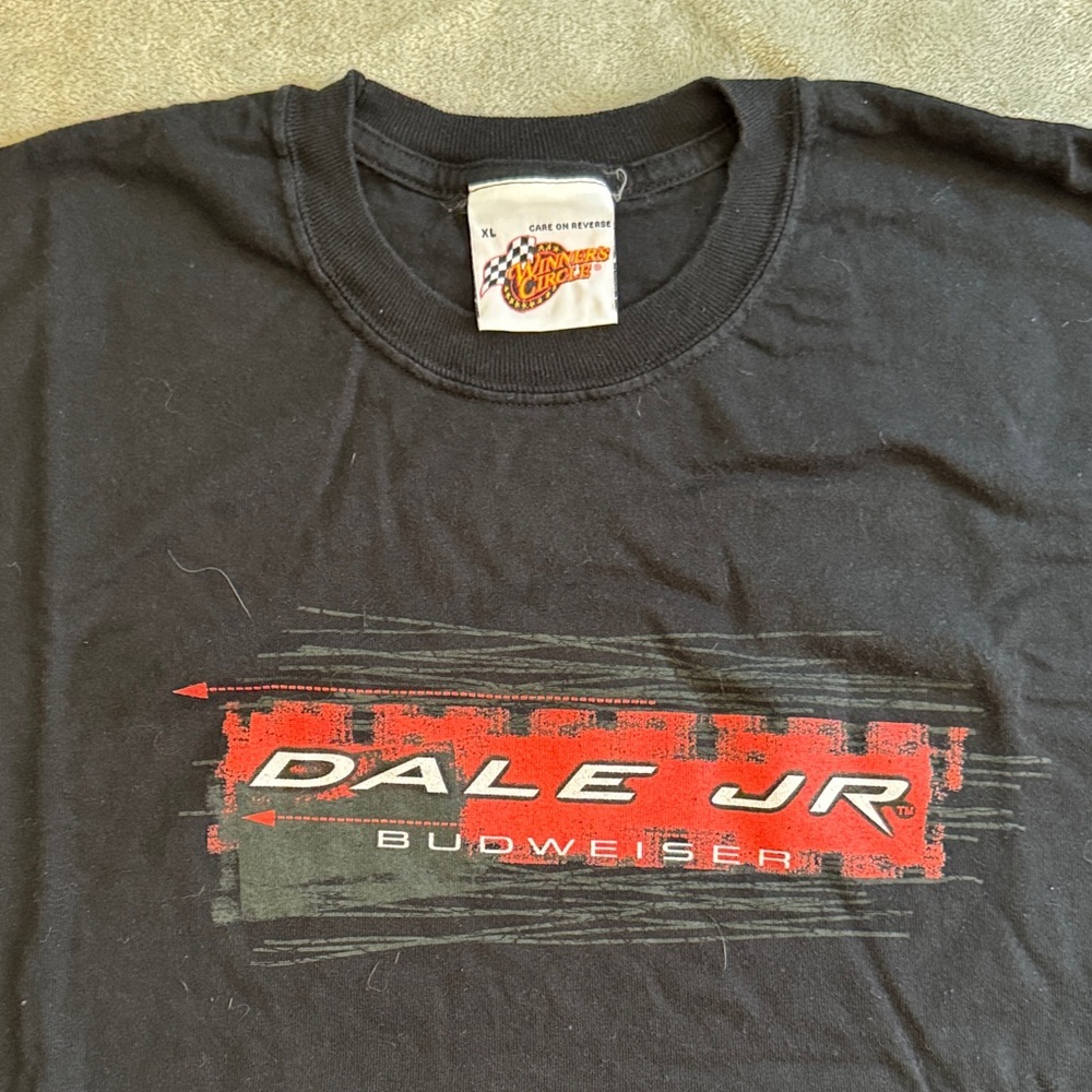 Chase Authentics Black and Red Dale JR Tee
